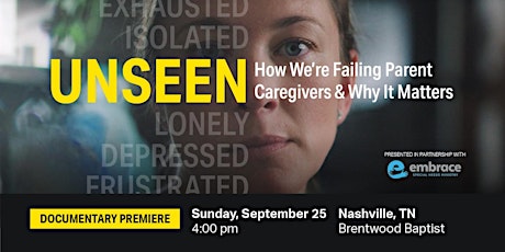 "Unseen" Documentary Screening & Panel Discussion tickets