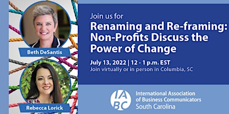 Renaming and Re-framing: Non-Profits Discuss the Power of Change tickets