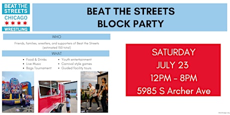 Beat the Streets Chicago Block Party - 2022 tickets