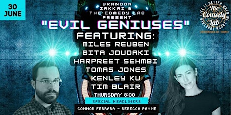 Evil Geniuses - A Comedy Show For Sharp Minds tickets