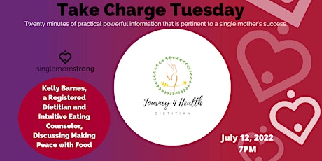 Take Charge Tuesday- Making Peace with Food billets