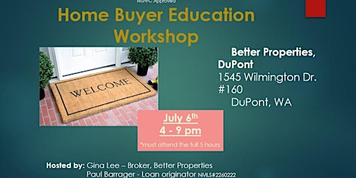 WSHFC Home Buyer Workshop