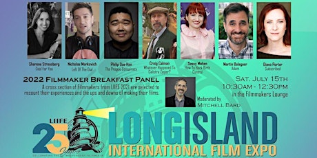 Filmmaker "Breakfast" Panel - Sat., July 16 , 2022 - 10:30 AM to 12:30 PM tickets