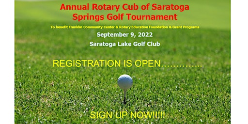 Rotary Club of Saratoga Golf Tournament