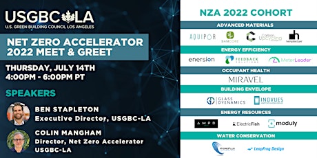 Net Zero Accelerator 2022 Meet & Greet tickets
