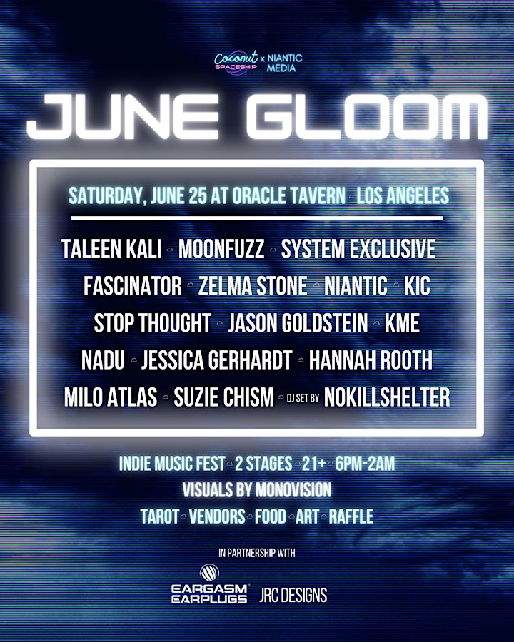 JUNE GLOOM - 21+ Indie Music Festival at Oracle Tavern image