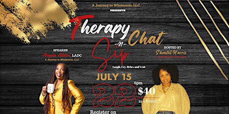 Therapy, Chat & Sip tickets