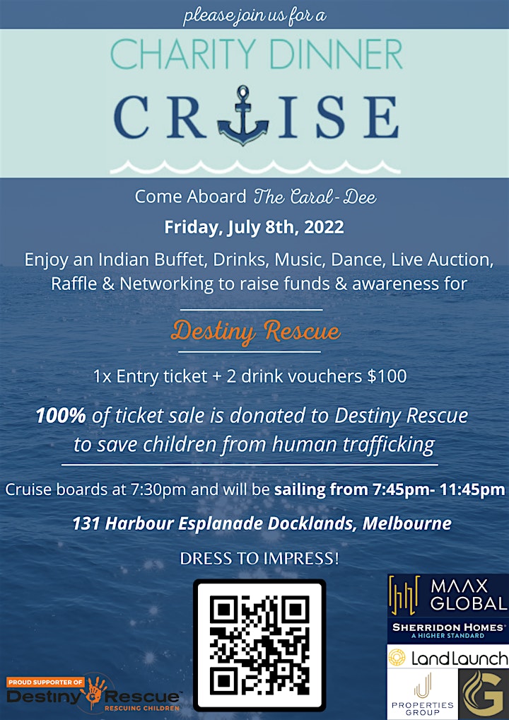 Destiny Rescue Charity Dinner Cruise image