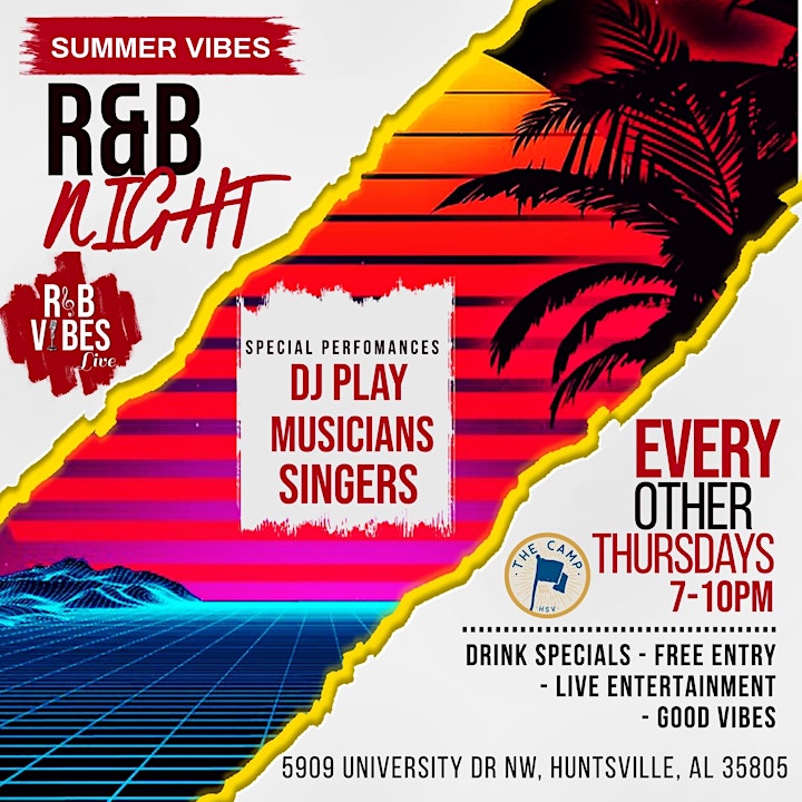 R&B Vibes Live at the Camp "R&B Night" image