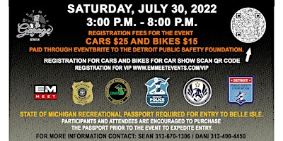 Detroit Public Safety Foundation 2022 Showdown in Motown Bike & Car Show