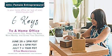 6 Keys To Create An Inspiring and Profit Generating Home Office tickets