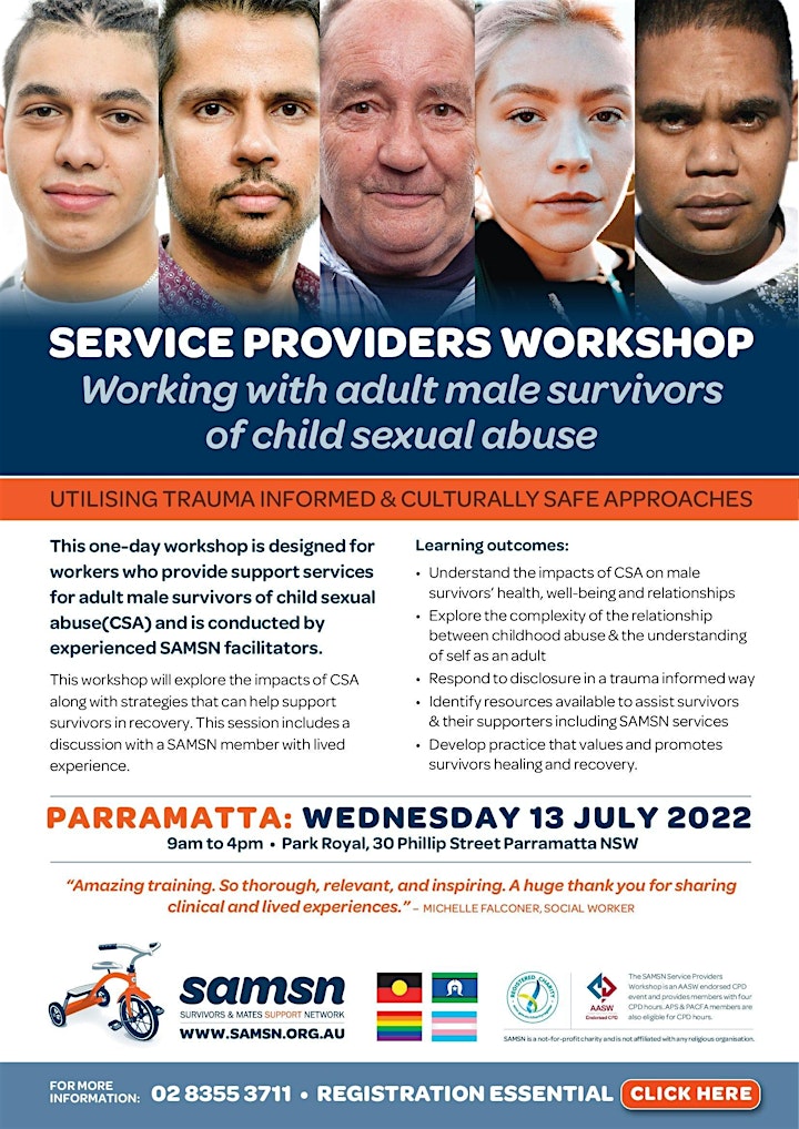 SAMSN Service Providers Workshop - Parramatta July 13 image