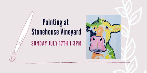 July painting at Stonehouse Vineyard