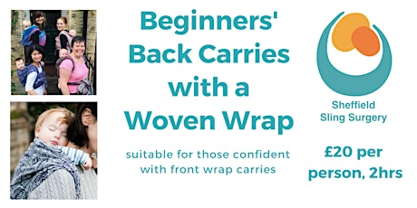 Beginning with Back Carries with a Woven Wrap Wednesday May 10th, 10-12  primary image