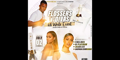 Flossers N Divas, All White Event.