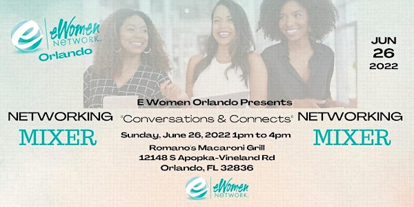eWomen Network Presents Networking Mixer Conversations and Connects!