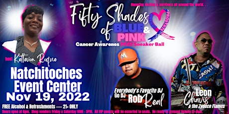 Fifty Shades Of Blue & Pink Cancer Awareness 2022 Sneaker Ball tickets