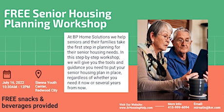 FREE Senior Housing Planning Workshop tickets