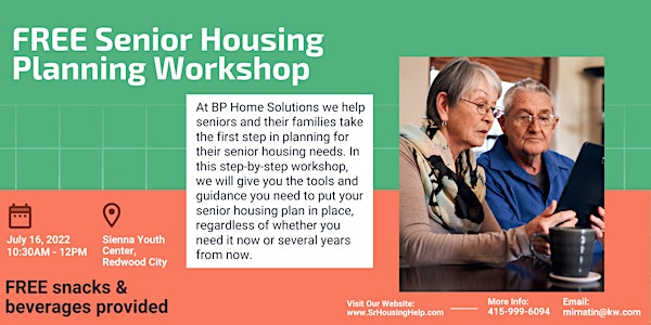 FREE Senior Housing Planning Workshop