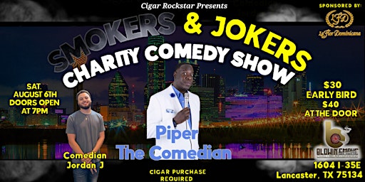 Smokers & Jokers: A Cigar Comedy Charity Experience