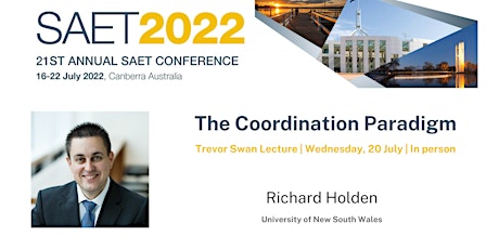 The Coordination Paradigm - Richard Holden (University of New South Wales) tickets
