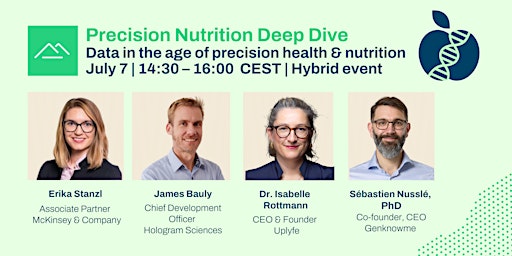 Data in the age of precision health and nutrition (Hybrid)