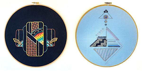 Online Introduction to Embroidery: Geometric with Tiffany Chin