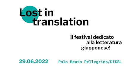 Lost In Translation - Festival di letteratura giapponese - Conferenza