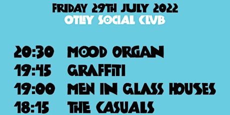 OTLEY LIVE X FRIDAY NIGHT LIVE @ Otley Social Club feat. Mood Organ tickets