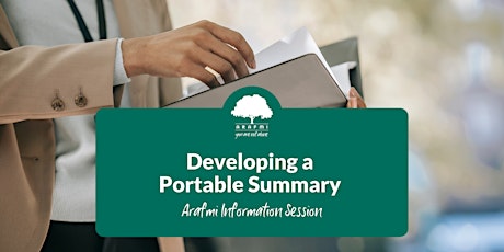 Developing a Portable Summary