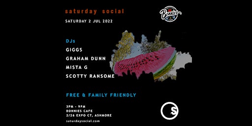 saturday social - Giggs, Mista G and Scotty Ransome