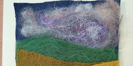 Make a Dry Needle Felted Landscape Card