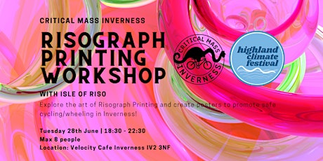 Isle of Riso Printing Workshop with Critical Mass Inverness tickets
