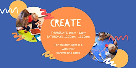 CREATE (Ages 0-5 + Parents/Carers) tickets