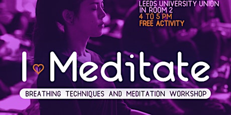Breathing Techniques and Meditation workshop primary image