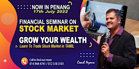 Financial Seminar On Stock Market in Tamil! tickets