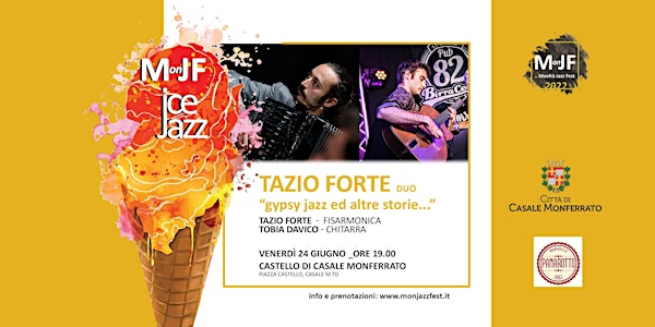 MonJF2022 _ IceJazz: Tazio Forte Duo “ Gipsy jazz ed altre storie...”