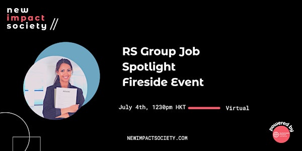 RS Group Job Spotlight Fireside Event