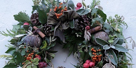 Festive  Christmas wreath making workshop