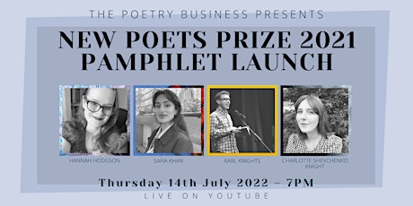 2021 New Poets Prize Pamphlet Launch bilhetes