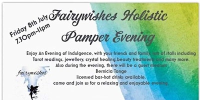 Fairywishes holistic pamper evening