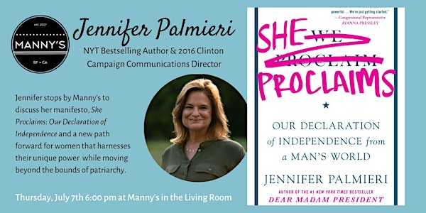 Book Talk: She Proclaims  w/Clinton Communications Dir. Jennifer Palmieri