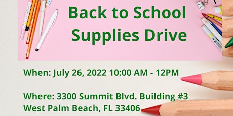 Back to School Supplies Drive tickets