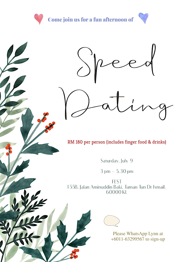 Speed Dating in KL image