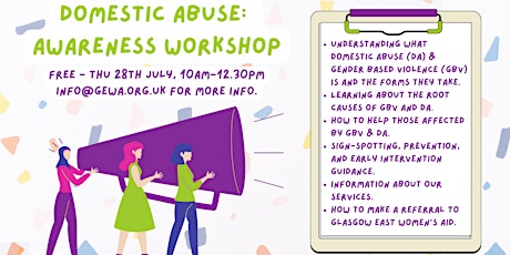 Domestic Abuse Basic Awareness Training for Service Providers tickets
