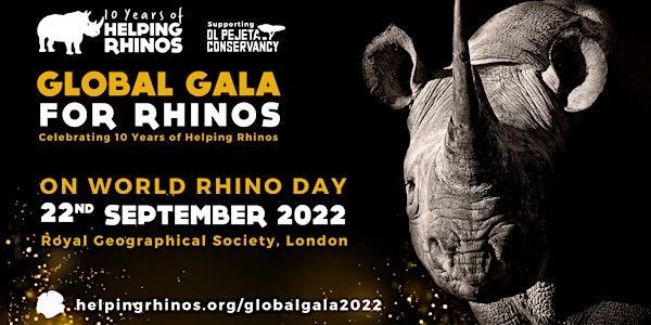 Global Gala for Rhinos 2022
