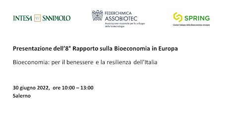 Presentazione dell’8° Rapporto sulla Bioeconomia in Europa biglietti