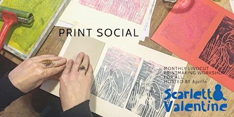 Linocut Printmaking Social tickets