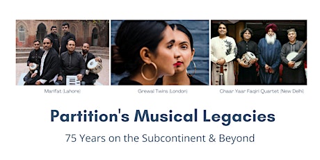Partition's Musical Legacies [Online, Zoom] tickets