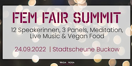 Fem Fair Summit 24.09.2022 tickets